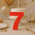 Numero 7 in Polistirolo Personalizzabile per Eventi e Decorazioni