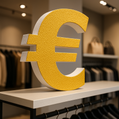 Simbolo Euro € in Polistirolo Personalizzato