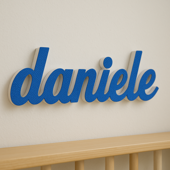 DANIELE nome in polistirolo - Ristella - Blu -...