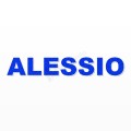 ALESSIO nome in polistirolo - Arial - Blu - Senza base