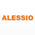 ALESSIO nome in polistirolo - Arial - Arancione - Senza base