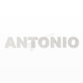 ANTONIO nome in polistirolo - Arial - Bianco - Senza base