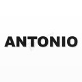 ANTONIO nome in polistirolo - Arial - Nero - Senza base