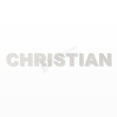CHRISTIAN nome in polistirolo - Ristella - Blu - CHRISTIAN.jpg 2