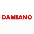 DAMIANO nome in polistirolo - Arial - Rosso - Senza base