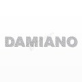 DAMIANO nome in polistirolo - Arial - Argento - Senza base