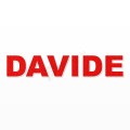 DAVIDE nome in polistirolo - Arial - Rosso - Senza base