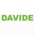 DAVIDE nome in polistirolo - Arial - Verde - Senza base