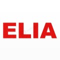 ELIA nome in polistirolo - Arial - Rosso - Senza base