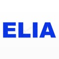 ELIA nome in polistirolo - Arial - Blu - Senza base