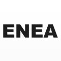 ENEA nome in polistirolo - Arial - Nero - Senza base