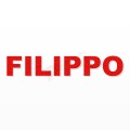 FILIPPO nome in polistirolo - Arial - Rosso - Senza base