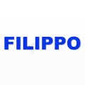 FILIPPO nome in polistirolo - Arial - Blu - Senza base