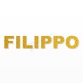 FILIPPO nome in polistirolo - Arial - Oro - Senza base