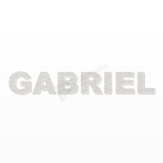 Nome Gabriel in Polistirolo per Decorazioni Personalizzate 2