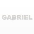 GABRIEL nome in polistirolo - Arial - Bianco - Senza base