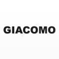 GIACOMO nome in polistirolo - Arial - Nero - Senza base