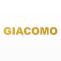 GIACOMO nome in polistirolo - Arial - Oro - Senza base