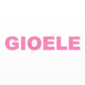 GIOELE nome in polistirolo - Arial - Rosa - Senza base