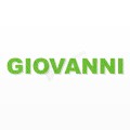 GIOVANNI nome in polistirolo - Arial - Verde - Senza base