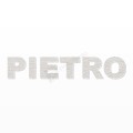 PIETRO nome in polistirolo - Arial - Bianco - Senza base