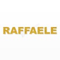 RAFFAELE nome in polistirolo - Arial - Oro - Senza base