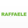 RAFFAELE nome in polistirolo - Arial - Verde - Senza base