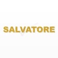 SALVATORE nome in polistirolo - Arial - Oro - Senza base