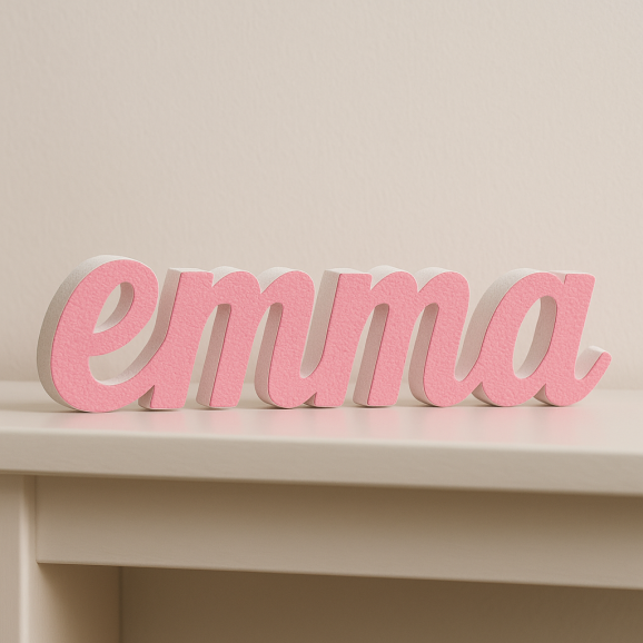 EMMA nome in polistirolo - Ristella - Rosa -...