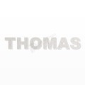 THOMAS nome in polistirolo - Arial - Bianco - Senza base