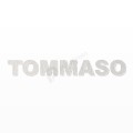 TOMMASO nome in polistirolo - Arial - Bianco - Senza base