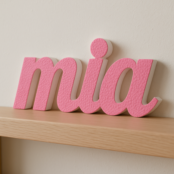 MIA nome in polistirolo - Ristella - Rosa -...