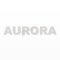 AURORA nome in polistirolo - Arial - Bianco - Senza base