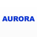 AURORA nome in polistirolo - Arial - Blu - Senza base
