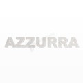 AZZURRA nome in polistirolo - Arial - Bianco - Senza base