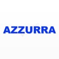AZZURRA nome in polistirolo - Arial - Blu - Senza base