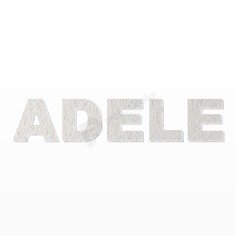 Nome Adele in Polistirolo Personalizzabile per Decorazioni 2
