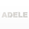 ADELE nome in polistirolo - Arial - Bianco - Senza base