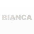 BIANCA nome in polistirolo - Arial - Bianco - Senza base