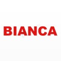 BIANCA nome in polistirolo - Arial - Rosso - Senza base