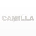 CAMILLA nome in polistirolo - Arial - Bianco - Senza base