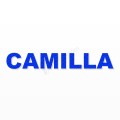 CAMILLA nome in polistirolo - Arial - Blu - Senza base