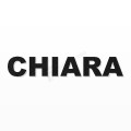 CHIARA nome in polistirolo - Arial - Nero - Senza base