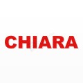 CHIARA nome in polistirolo - Arial - Rosso - Senza base