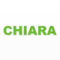 CHIARA nome in polistirolo - Arial - Verde - Senza base