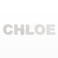 CHLOE nome in polistirolo - Arial - Bianco - Senza base