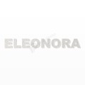 ELEONORA nome in polistirolo - Arial - Bianco - Senza base