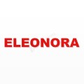 ELEONORA nome in polistirolo - Arial - Rosso - Senza base
