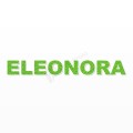 ELEONORA nome in polistirolo - Arial - Verde - Senza base