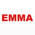 EMMA nome in polistirolo - Arial - Rosso - Senza base